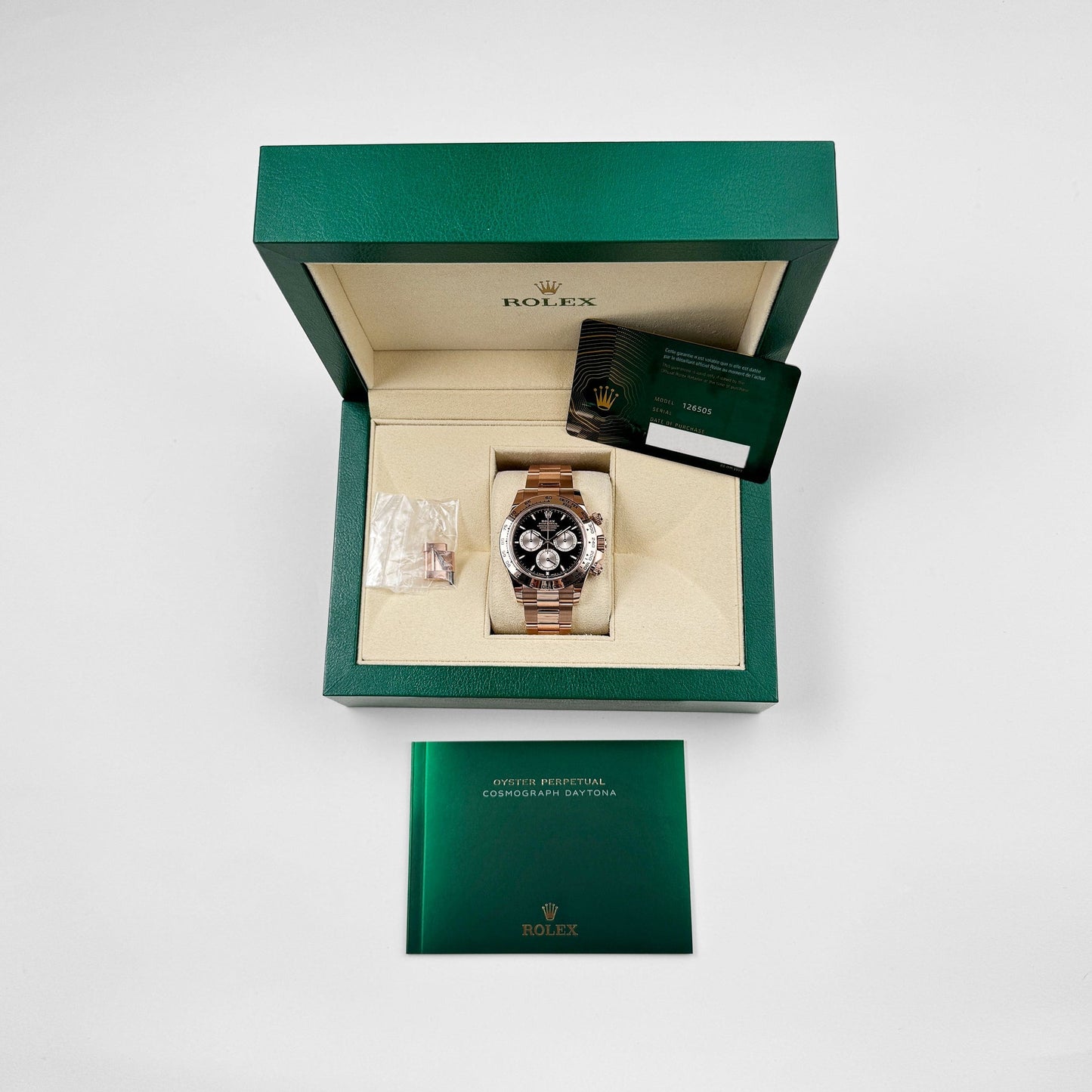 Rolex Daytona 126505 Or rose Cadran noir brillant (2024)