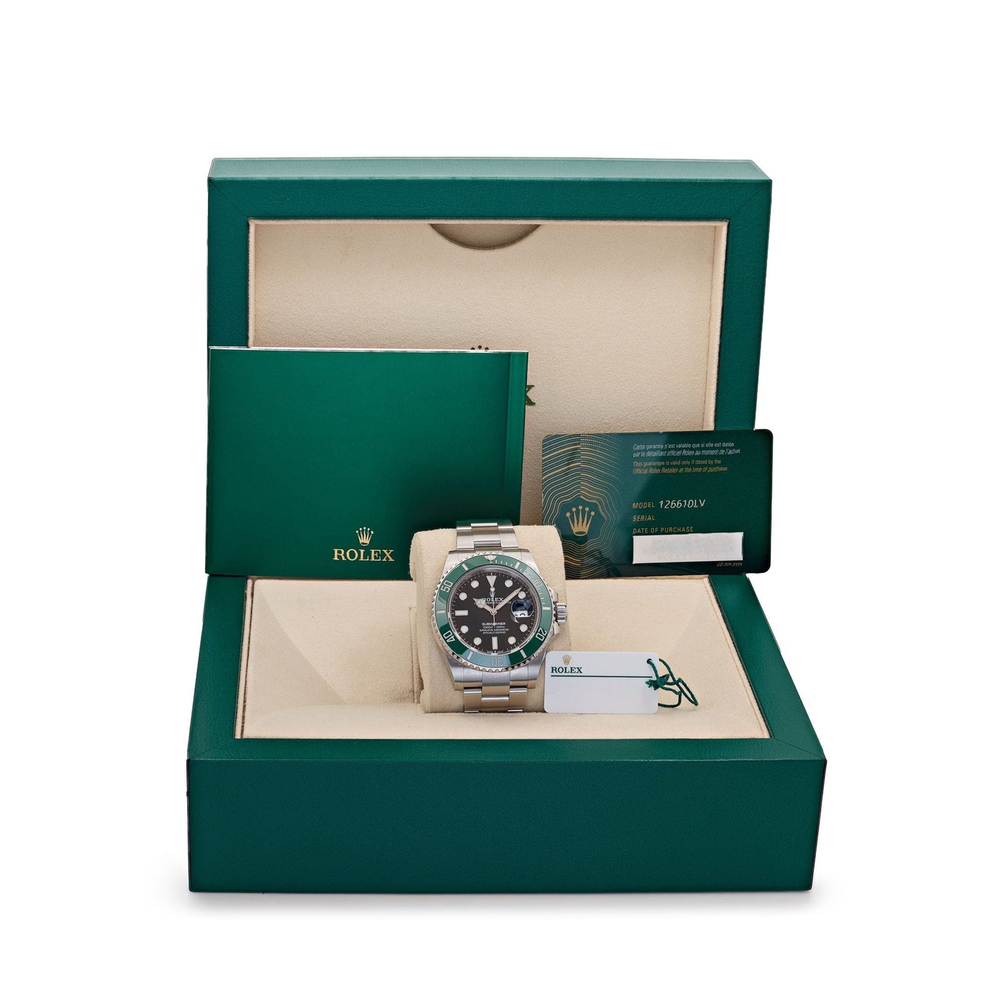 Rolex Submariner Date 126610LV 'Starbucks MK1' Acier inoxydable Cadran noir (2023)