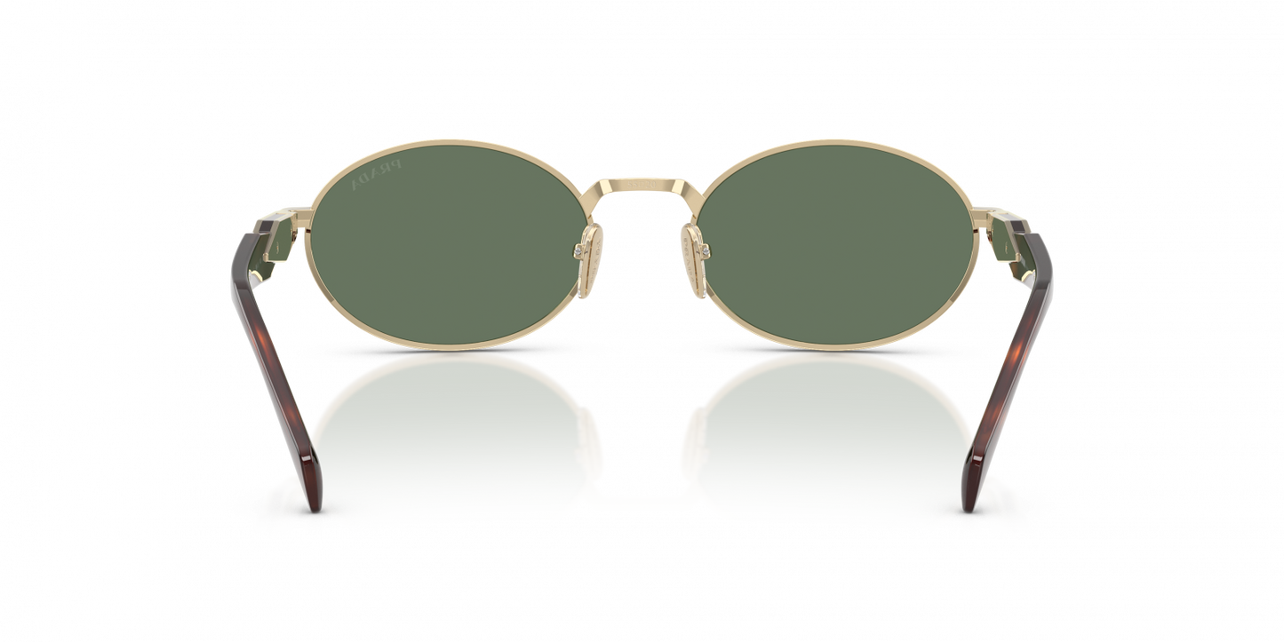 Prada PR 65ZS Women's Sunglasses - Pale Gold & Dark Green