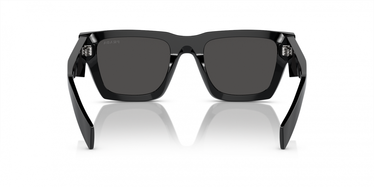 Prada PR A06S 16K08Z Men's Sunglasses - Black Frame, Dark Grey Lenses