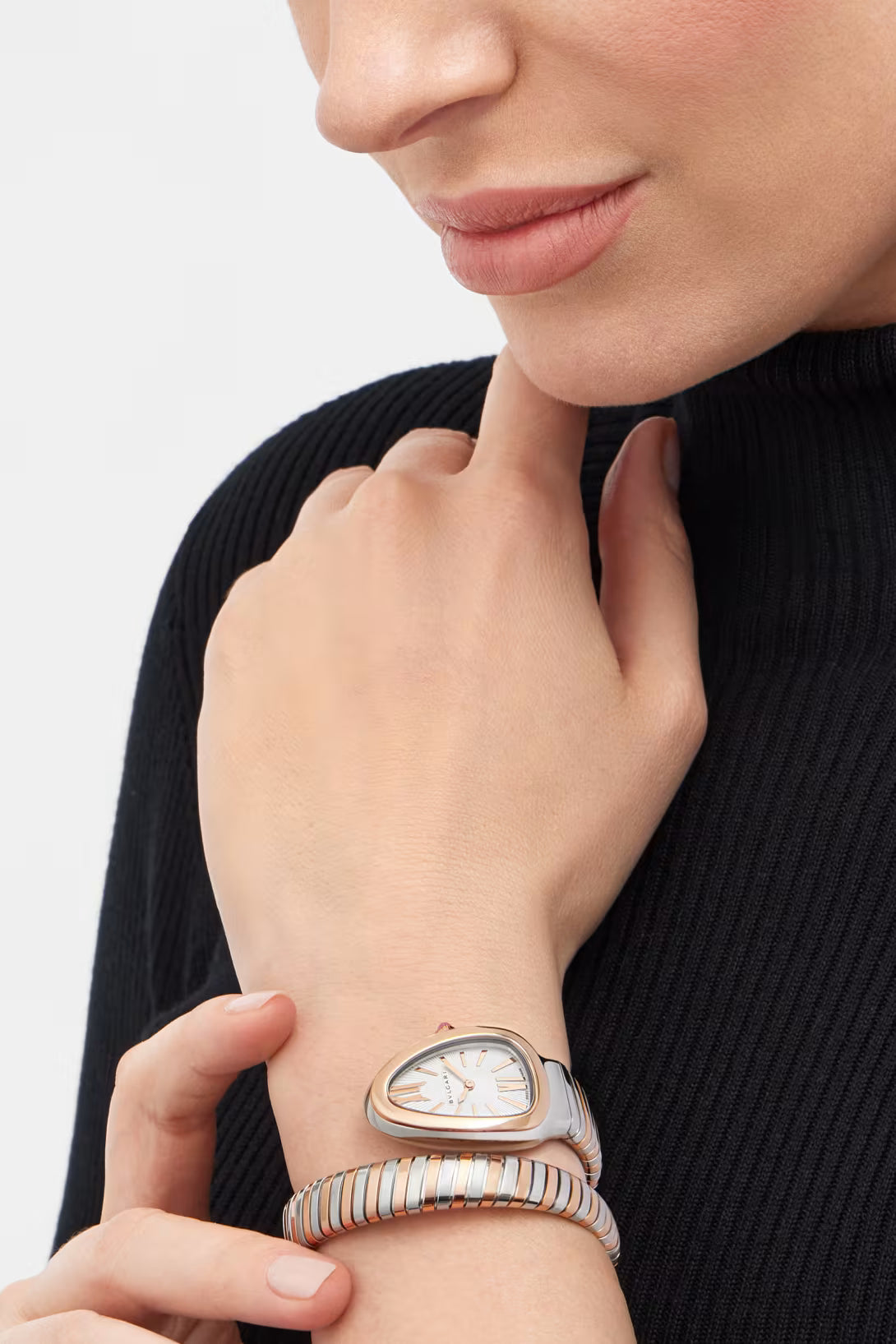 BVLGARI Serpenti Tubogas Or Rose