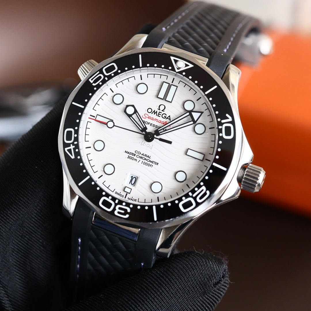 Omega Seamaster Diver 300M White Dial