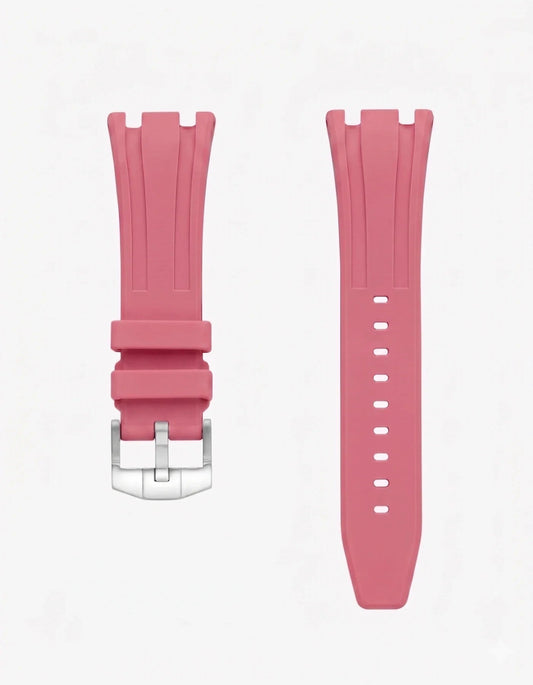 Rubber Strap Pink For AP x Swatch Royal Pop