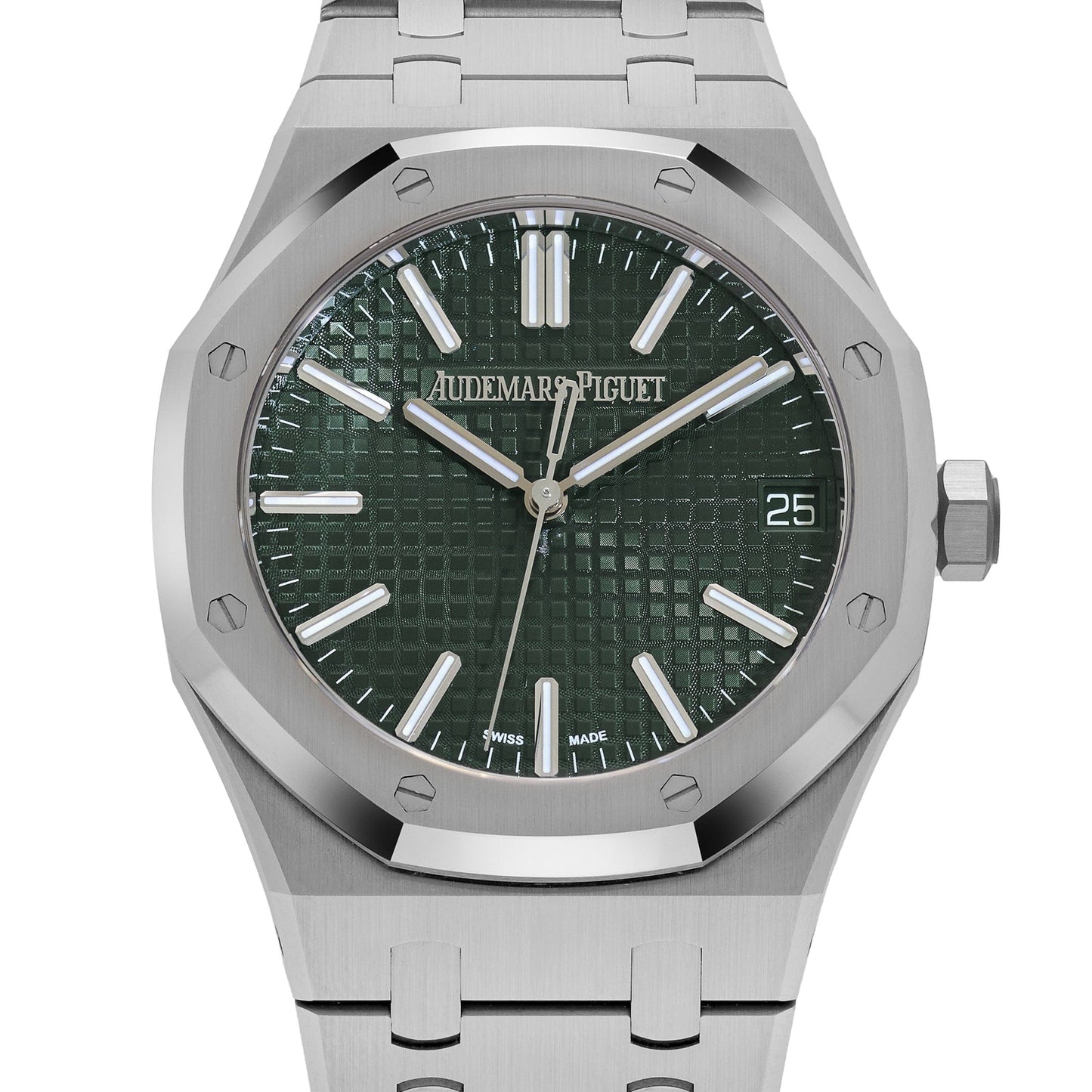 Audemars Piguet Royal Oak 3285 V3 – Super Clone Suisse 15510ST.OO.1320ST.09 Acier inoxydable Cadran vert (2025)