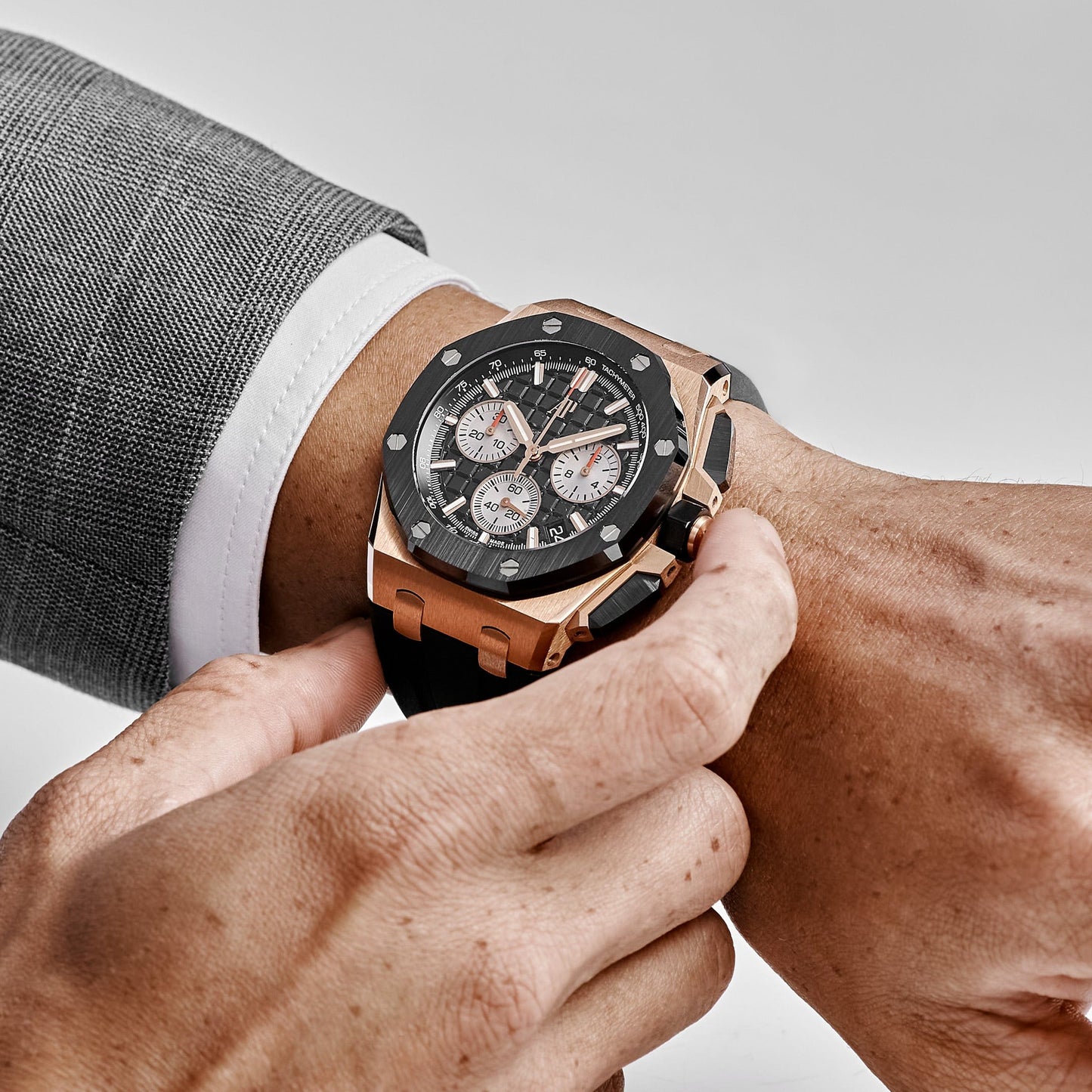 Audemars Piguet Royal Oak Offshore 26420RO.OO.A002CA.01 Chronographe Or Rose Cadran Noir (2024)