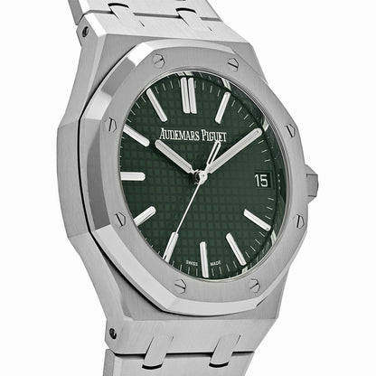Audemars Piguet Royal Oak 3285 V3 – Super Clone Suisse 15510ST.OO.1320ST.09 Acier inoxydable Cadran vert (2025)