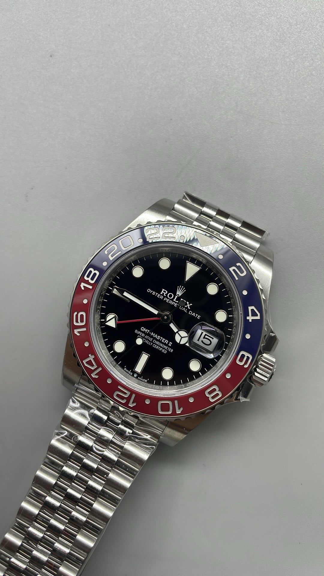 Rolex GMT-Master II 3285 V3 – AAA+ 126710BLRO 'Pepsi' Stainless Steel Black Dial Jubilee (2025)