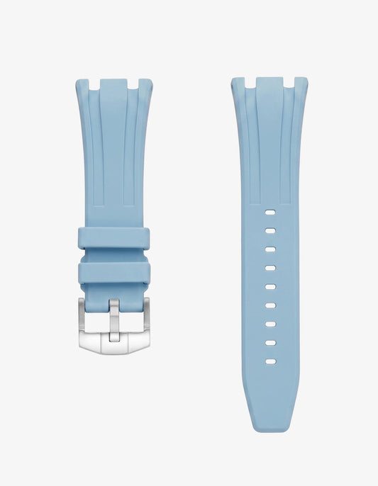 Rubber Strap Lan Bá Blue For AP x Swatch Royal Pop