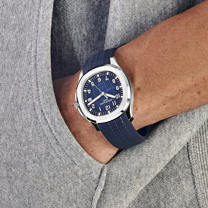 Patek Philippe Aquanaut 3285 V3 – Super Clone Suisse 5168G-001 Or Blanc Cadran Bleu (2025)