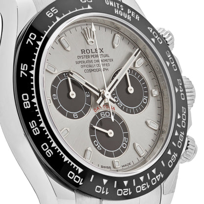 Rolex Daytona 116519LN « Ghost » en or blanc, acier et cadran noir brillant