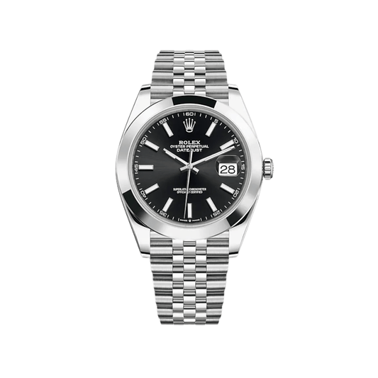 Rolex Datejust 41 126300 Acier inoxydable Cadran noir Jubilee