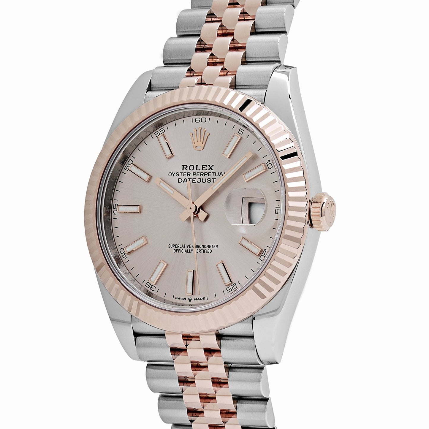 Rolex Datejust 41 126331 Or rose Acier inoxydable Cadran Sundust Édition Jubilee (2024)