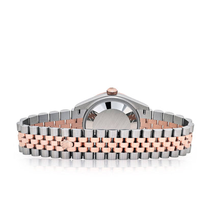 Rolex Datejust 31 278271 « Dames » Acier inoxydable Or rose Cadran argenté diamant (2024)