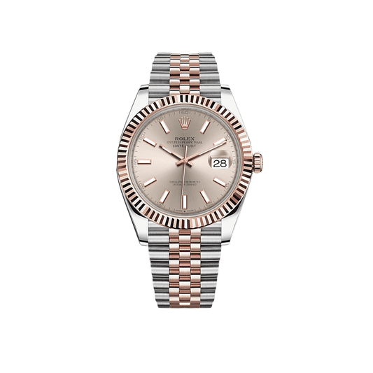 Rolex Datejust 41 126331 Or rose Acier inoxydable Cadran Sundust Édition Jubilee (2024)