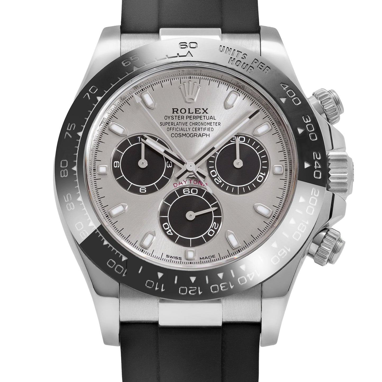 Rolex Daytona 116519LN « Ghost » en or blanc, acier et cadran noir brillant