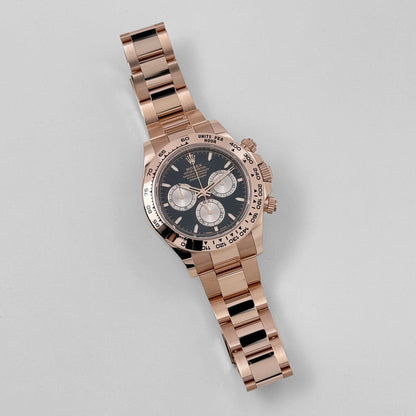 Rolex Daytona 126505 Or rose Cadran noir brillant (2024)