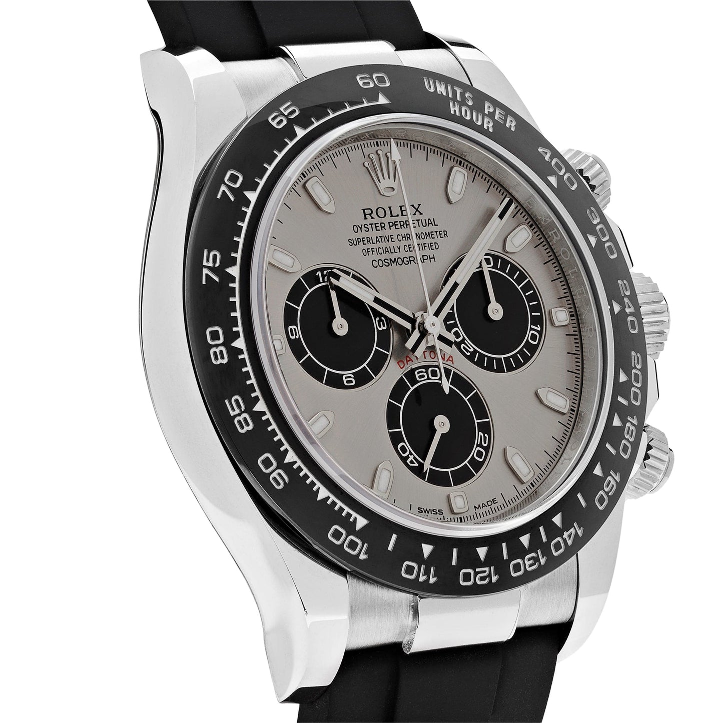 Rolex Daytona 116519LN « Ghost » en or blanc, acier et cadran noir brillant