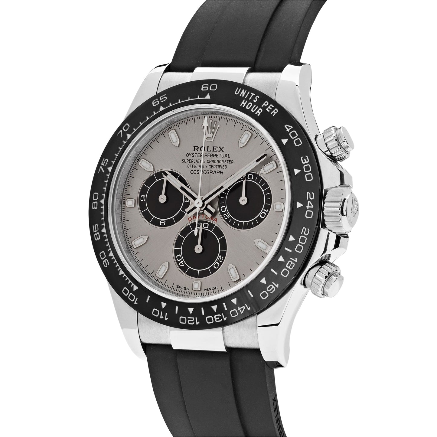 Rolex Daytona 116519LN « Ghost » en or blanc, acier et cadran noir brillant