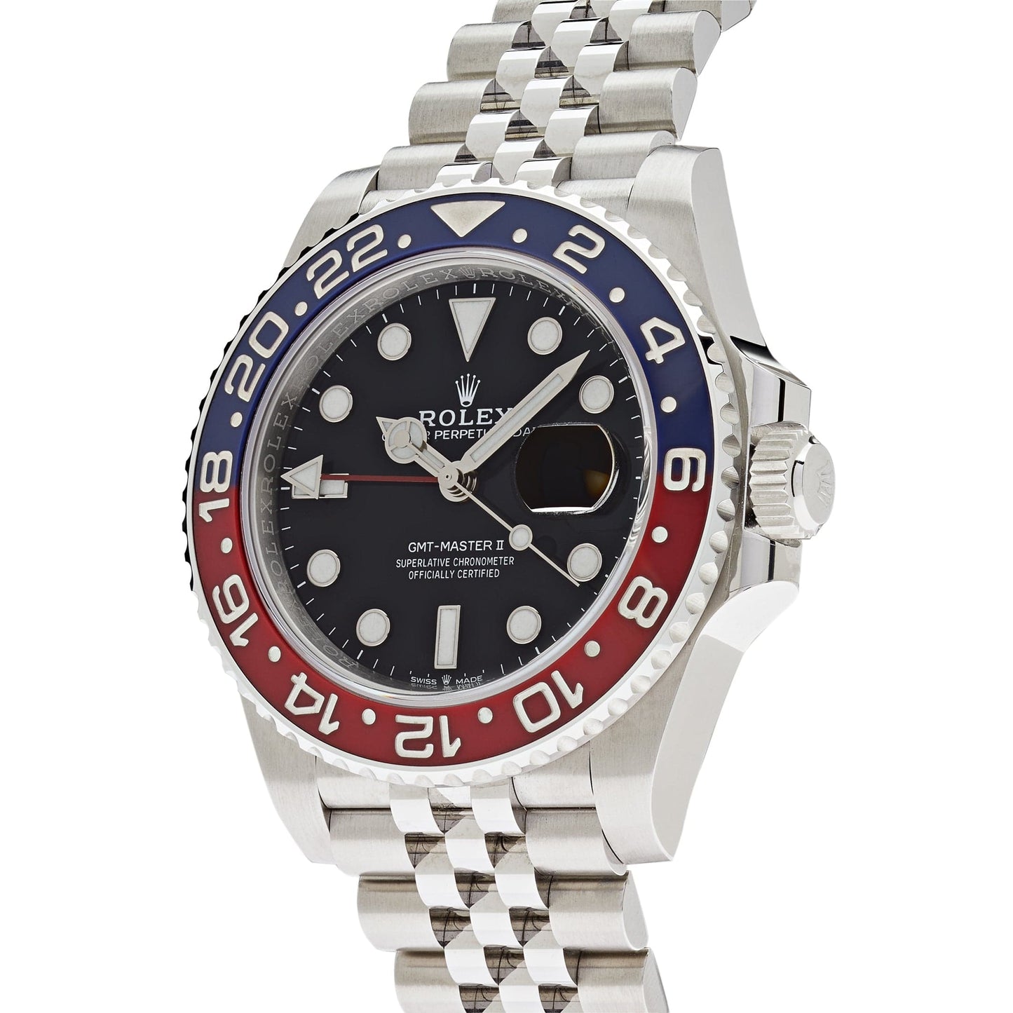 Rolex GMT-Master II 3285 V3 – Super Clone Suisse 126710BLRO « Pepsi » Acier Inoxydable Cadran Noir Jubilee (2025)