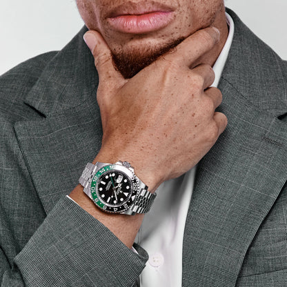 Rolex GMT-Master II 3285 V3 – Super Clone Suisse 126720VTNR 'Sprite' Gaucher Acier Inoxydable Jubilee (2025)