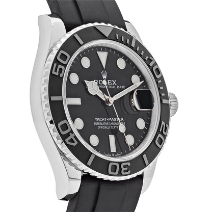 Rolex Yacht-Master 42 226659 Or blanc Cadran noir 