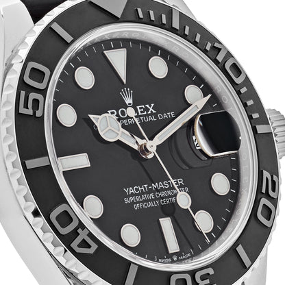 Rolex Yacht-Master 42 226659 Or blanc Cadran noir 