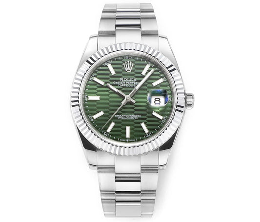 Rolex Datejust 41 126300 Stainless Steel Green Dial Oyster (2025)
