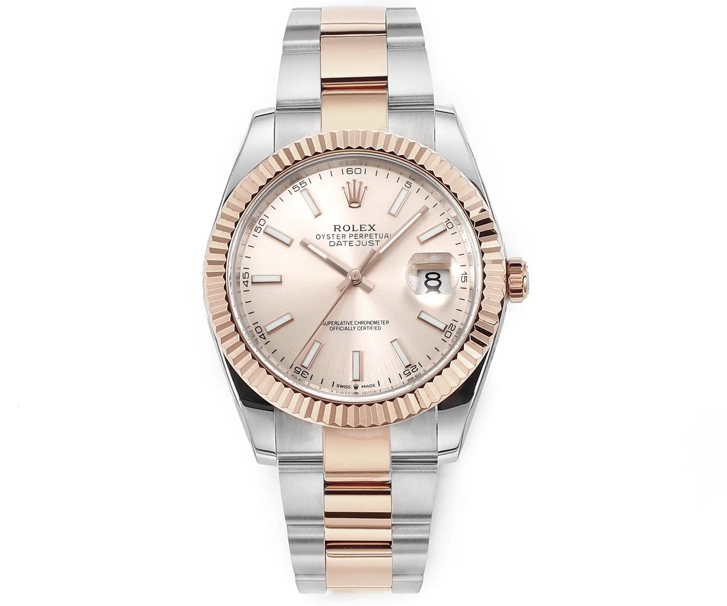 Rolex Datejust 41 126331 Rose Gold Stainless Steel Sundust Dial Jubilee (2024)