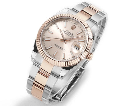 Rolex Datejust 41 126331 Rose Gold Stainless Steel Sundust Dial Jubilee (2024)
