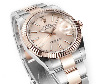 Rolex Datejust 41 126331 Rose Gold Stainless Steel Sundust Dial Jubilee (2024)